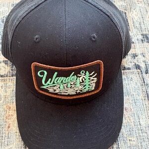 Wander Black Trucker Hat